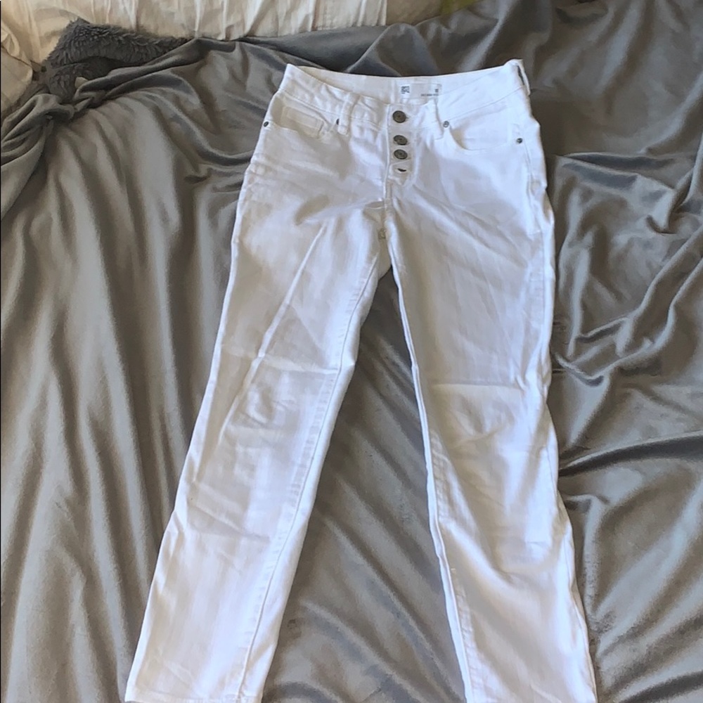 RSQ call high rise white jeans